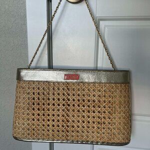 Lilly Pulitzer Cane Clutch